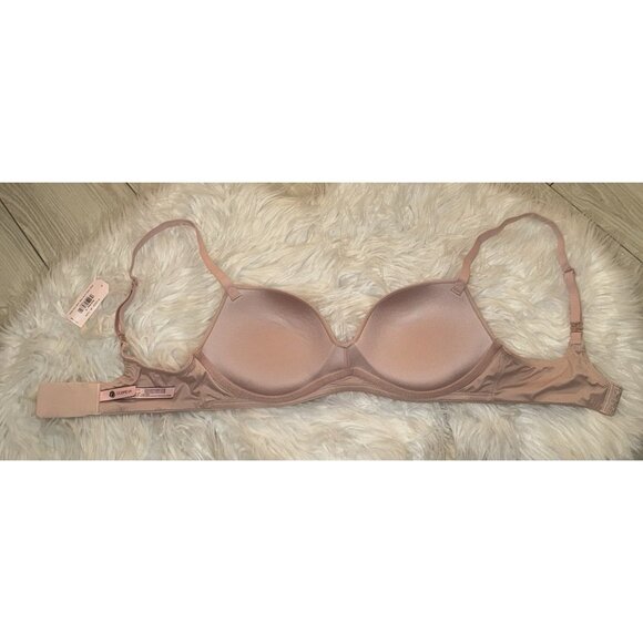 Dobreva Everyday Push Up Wireless Bra Padded Womens 34C Rose Beige F020B New Nwt - Picture 5 of 7